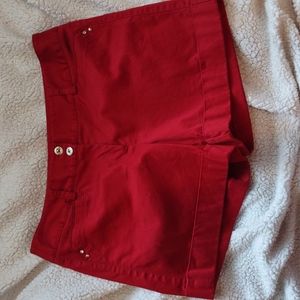 WHBM Red Shorts